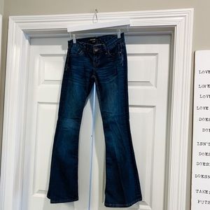 Kensie Denim Dark Denim Flare Jeans